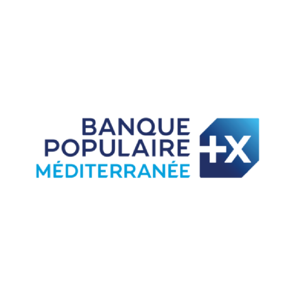 Logo Banque populaire méditerranée couleur
