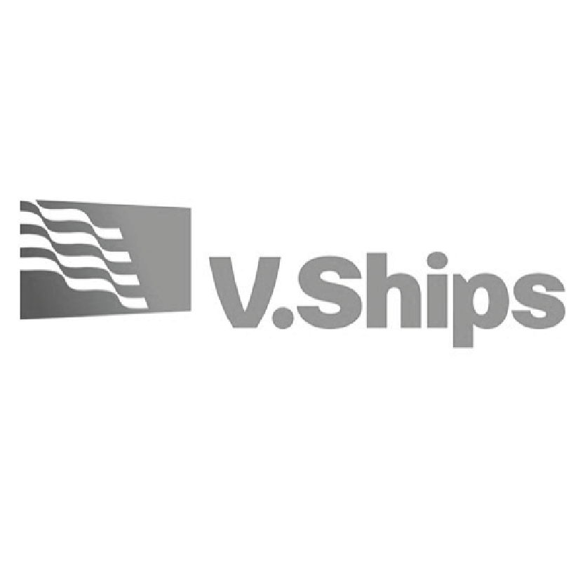 logo vships noir et blanc