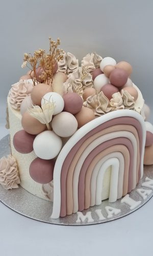 Layer cake bohème terracota rainbow