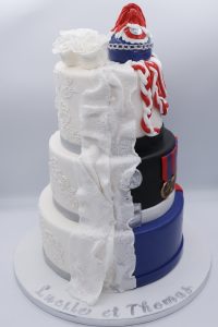 Wedding cake Carabinier trois étages